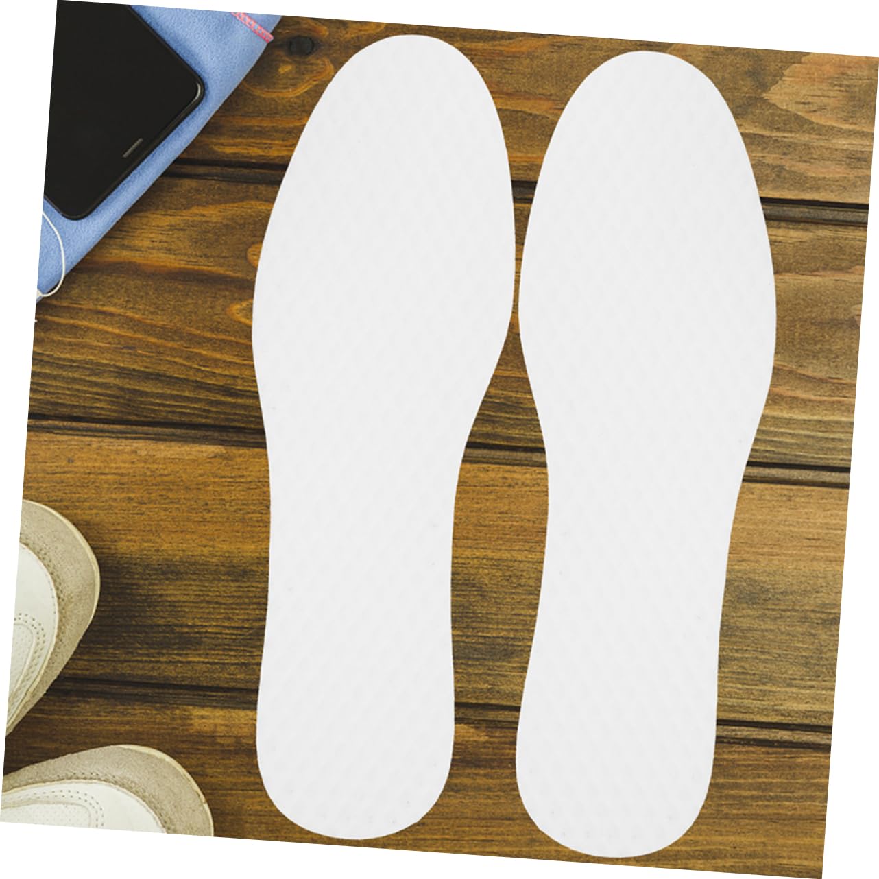 5 Sätze Liner Schuheinlagen Pads Schuheinlegesohlen Schuhpolster Dünne Innensohle Sohle Einlegesohle Schuheinsätze Einlegesohle Für Schuh Weiß Papier 20 Paare * 5