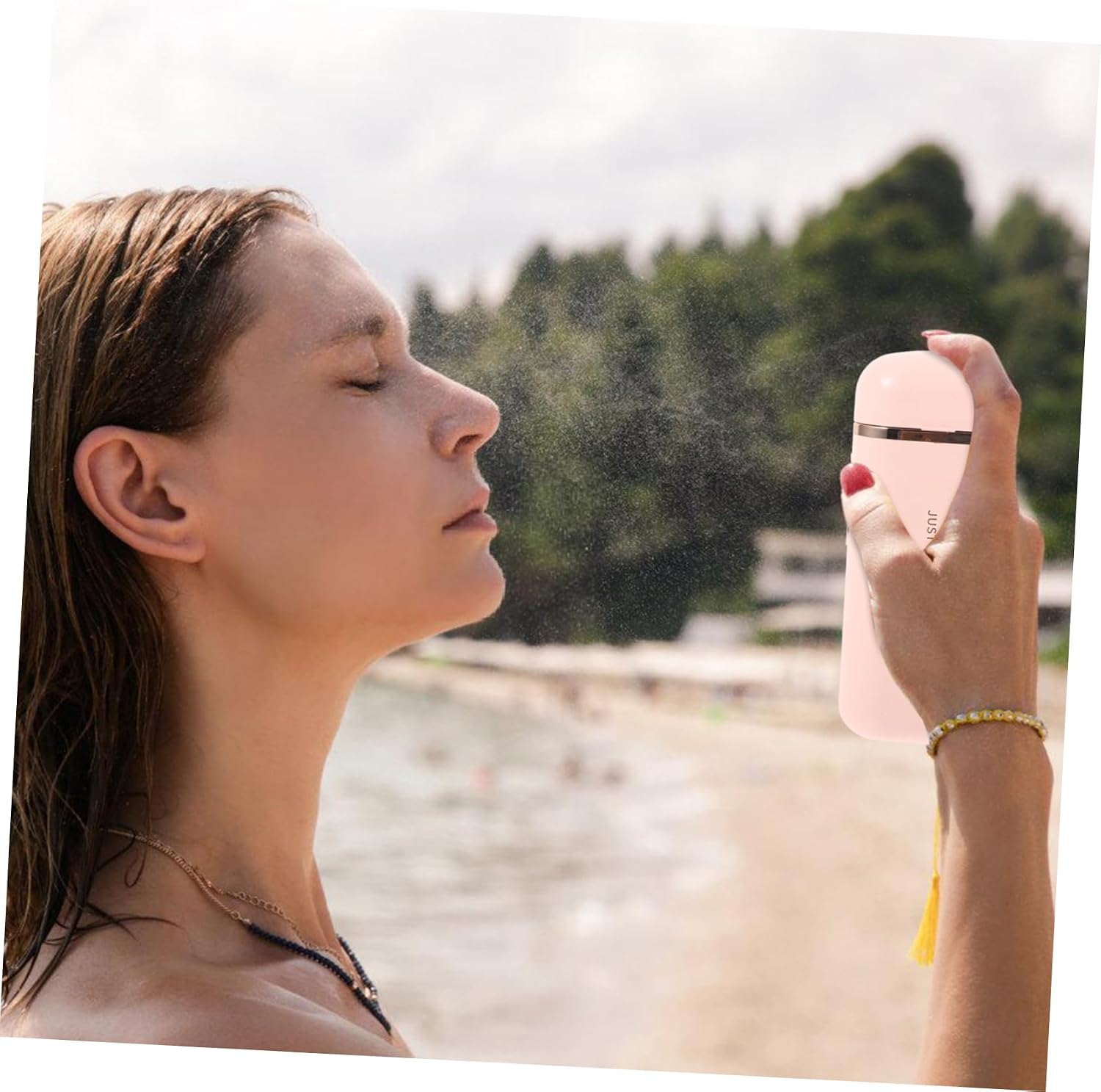 Portable Handheld Facial Mister Steamer for Women Travel Friendly Moisturizer Efficient Essence Water Spray for Quick Skincare Any Occasion