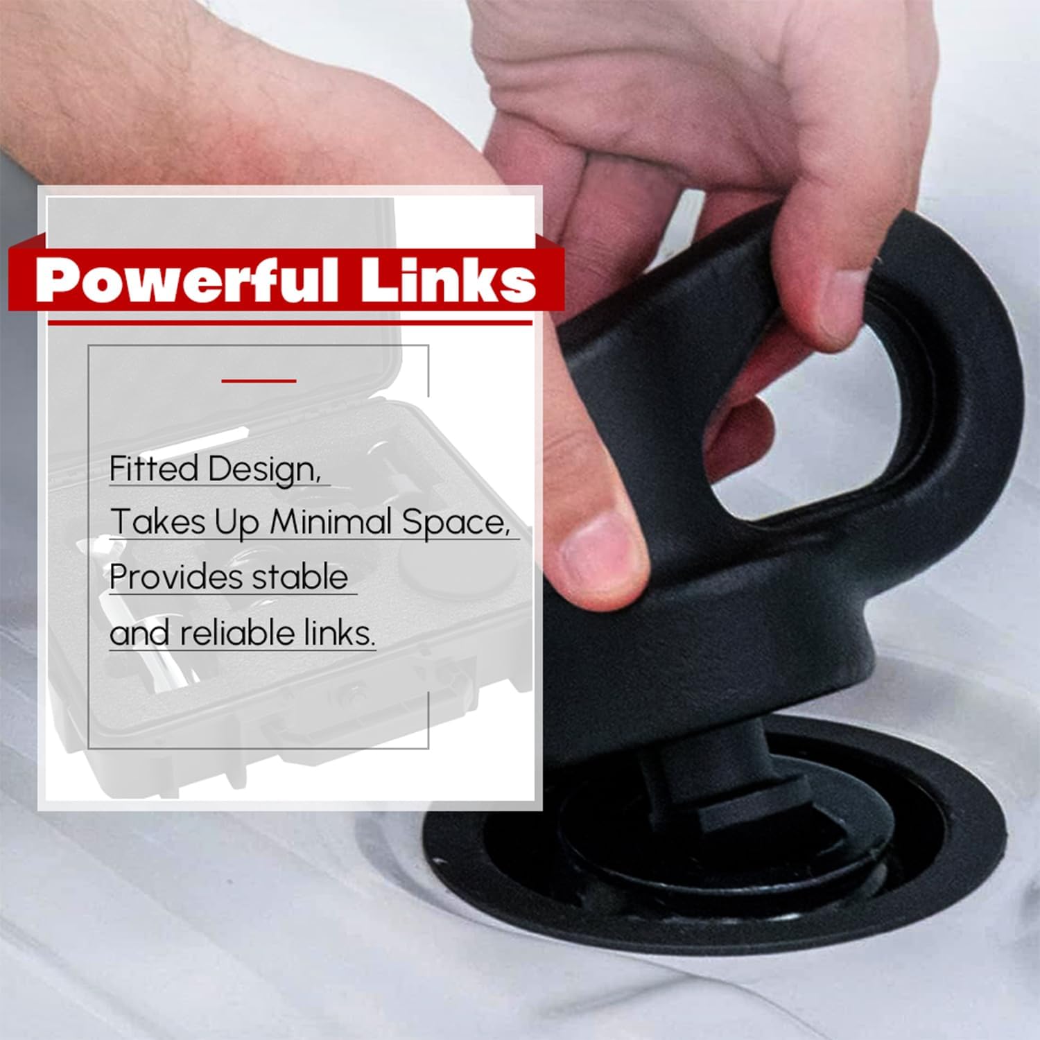 60639 Gooseneck Hitch Pressing Style Puck System 2-5/16" Gooseneck Ball Kit for Chevy Ford GMC Nissan Titan XD 2013-2024 Puck System