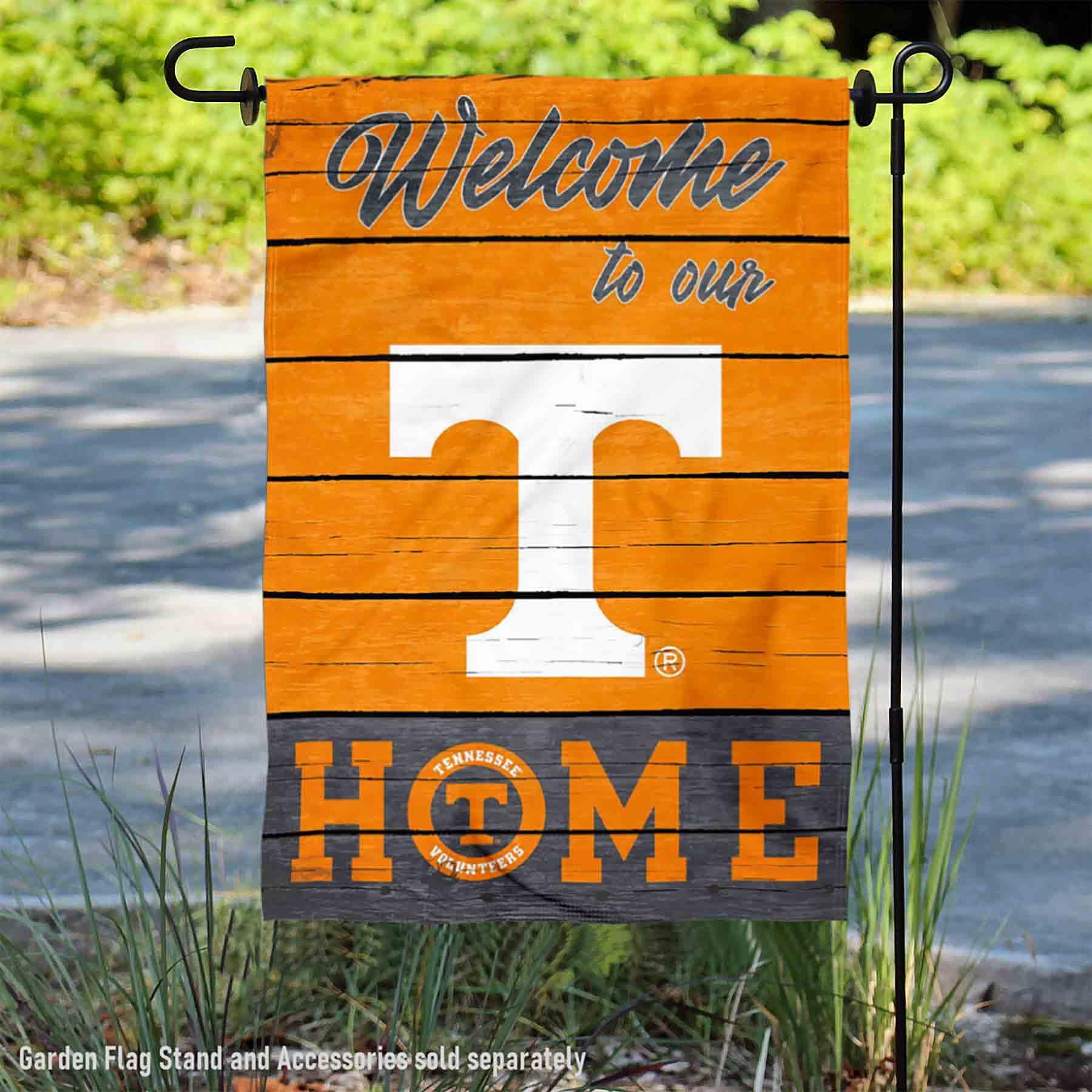 Tennessee Volunteers Smokey Mascot Double Sided Garden Yard Flag - Officially Licensed