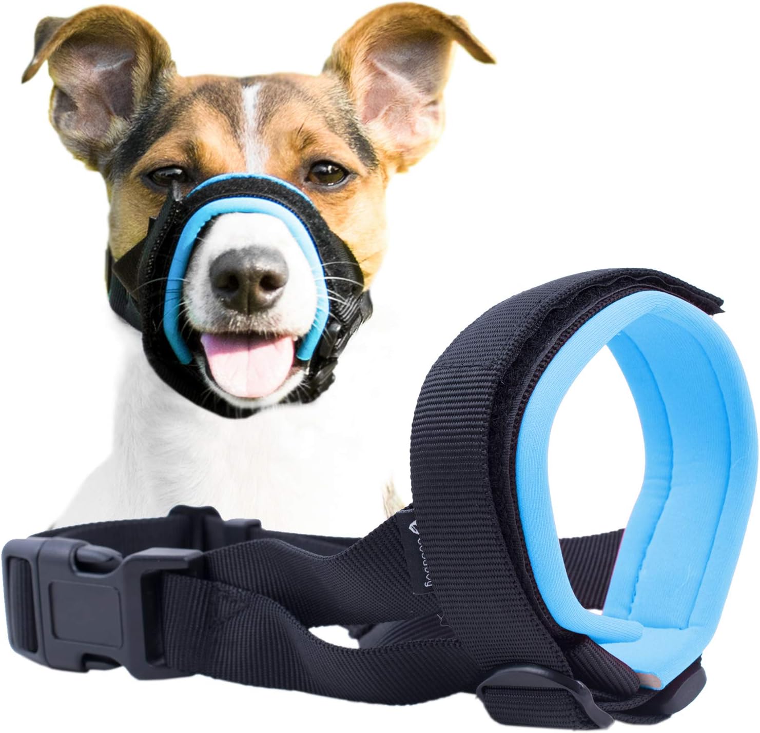velcro comfort dog muzzle