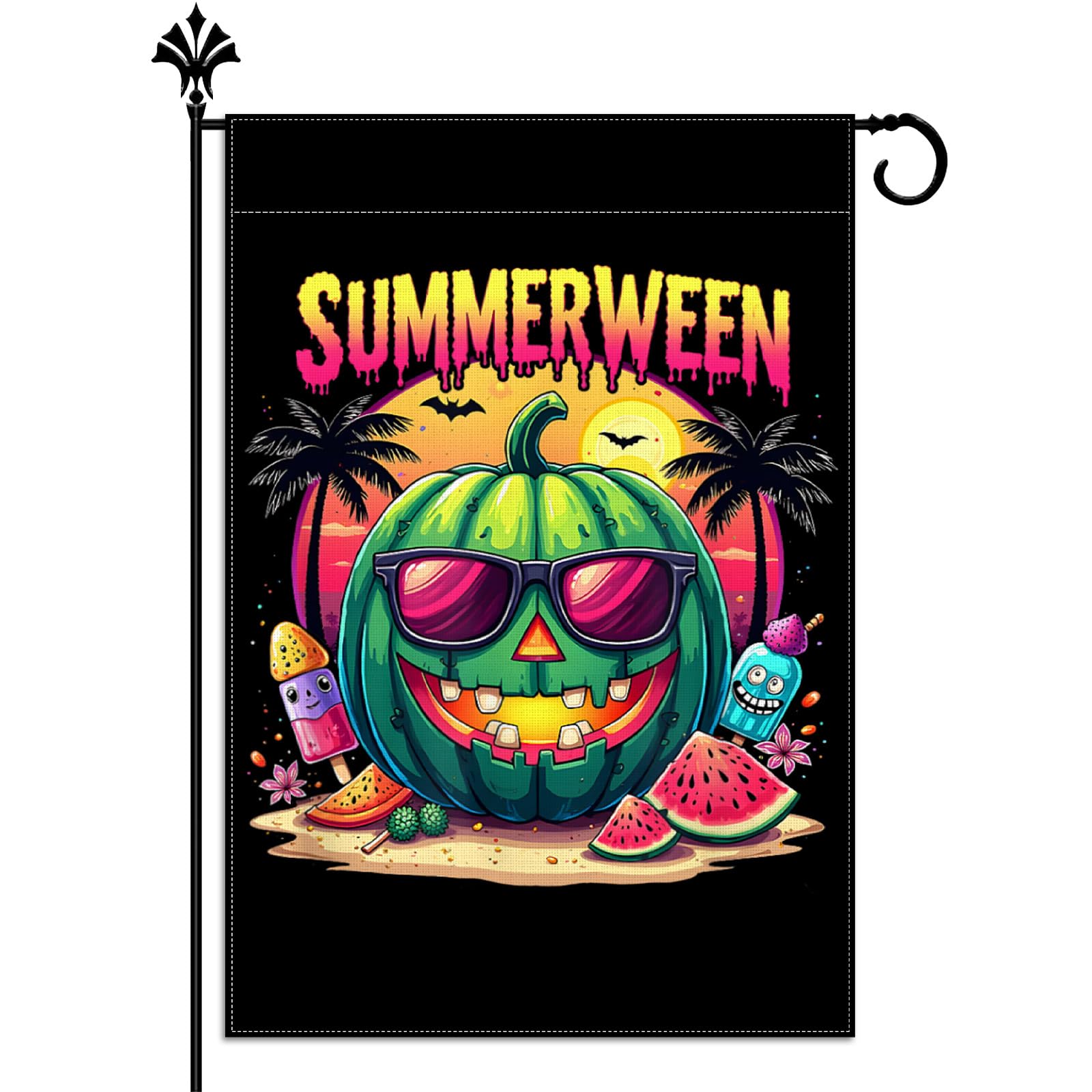 Bandera de jardín Summerween decorativa para fiestas en la playa y barbacoas en el patio
