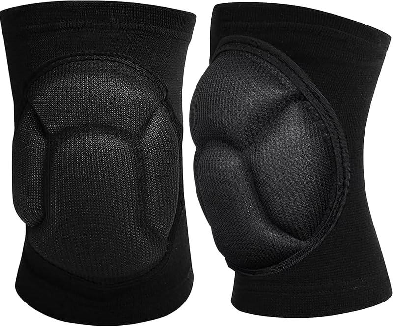 Knee Pads, Collision Avoidance Knee Sleeve for Men Women, Large | Garden, Gardening, House Cleaning, Construction Work, Dancing, Volleyball, Flooring, Climbing, Riding, Thick EVA Foam Padding