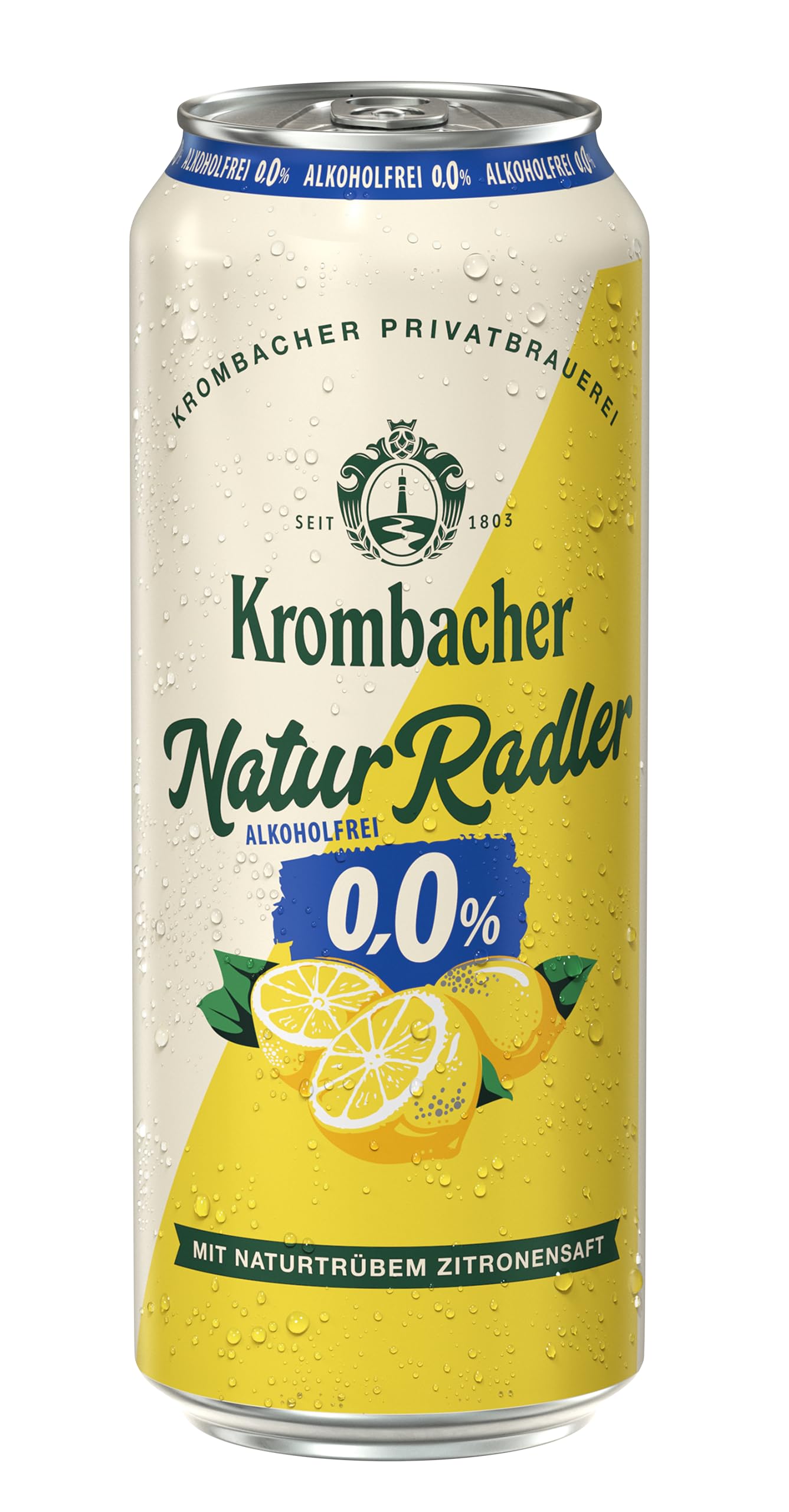 Krombacher Natur Radler o,0% Alkoholfrei Dose (24 x 0,5 l)