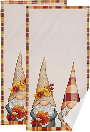 Miniatura 16 de Pfrewn Juego de 2 toallas de mano con diseño de muñeco de nieve de invierno, conos de pino de copo de nieve, color azul, toalla de baño de Navidad