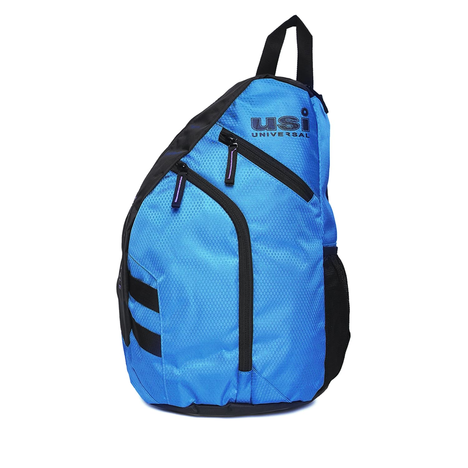 USI UNIVERSAL Crossbody Sling Bag For Women & Men, Waterproof Sling Backpack, Pu, Strap & Zip Pouch, Front Zip Pocket & Mesh Pocket, Lightweight Shoulder Chest Bag For Hiking, Travel (Blue)-image-48