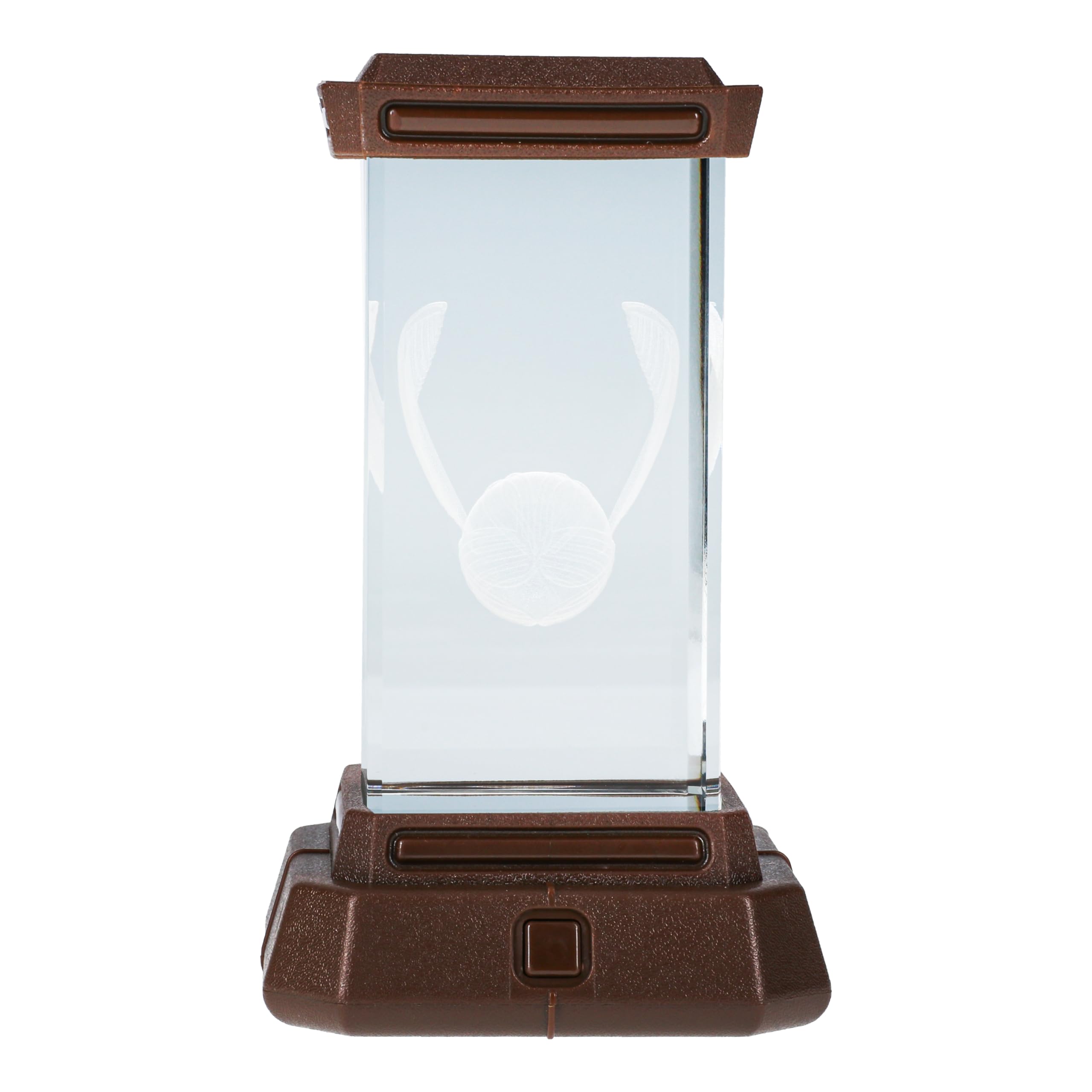 Paladone Trans Golden Snitch 3D Holographic Crystal Light - Officially Licensed Laser-Etched Harry Potter Collectible Led Lamp, Hogwarts Merchandise Gifts & Desk Accessories