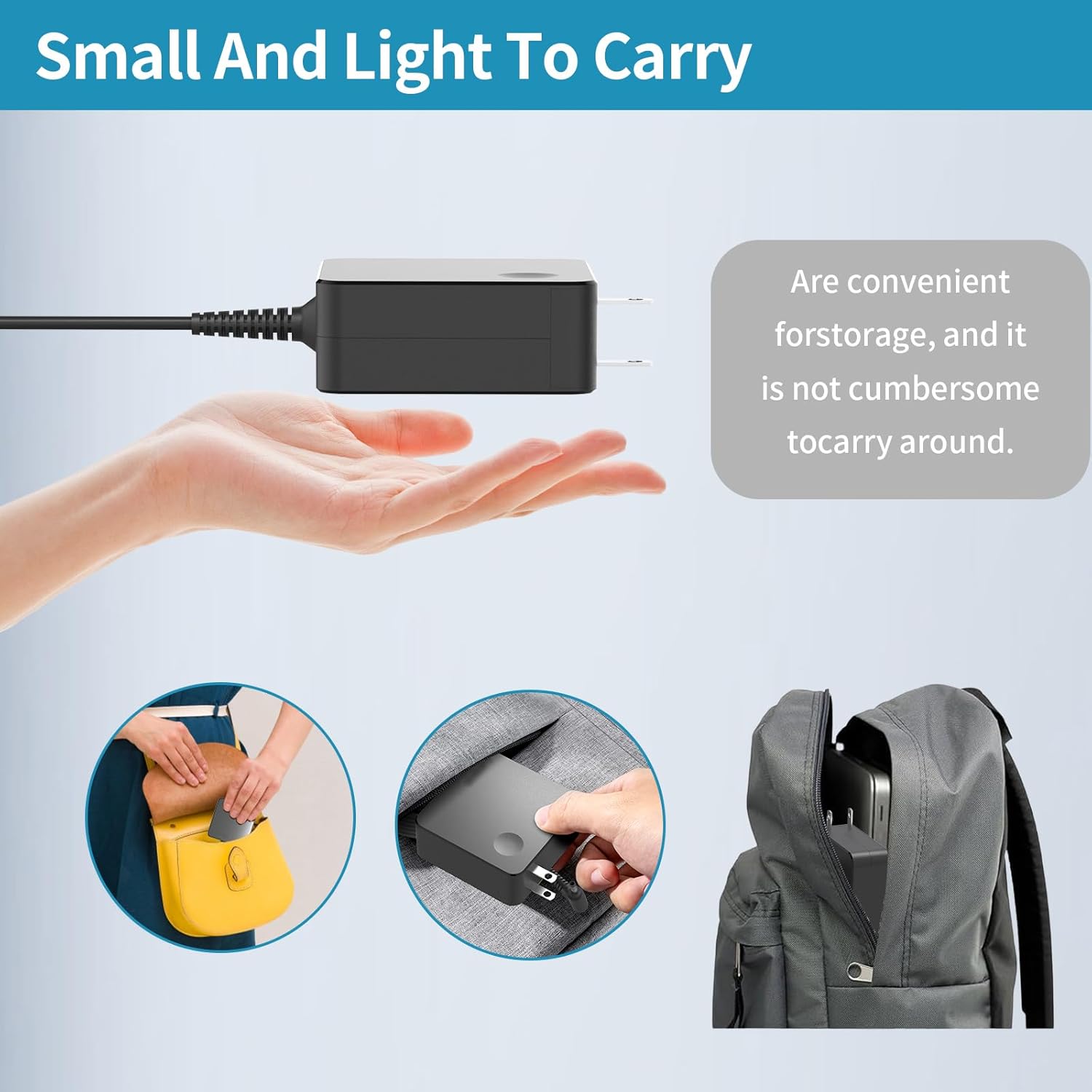 65w 20V 3.25A Ac Charger fit for Lenovo IdeaPad 3 5 Flex 4 5 6 1470 1480 1570,Ideapad 110 110s 310 320 330 330s 520 530s 710s S145 Yoga 720 710 330 Series ADLX65CDGU2A Laptop Power Adapter Cord - Image 5