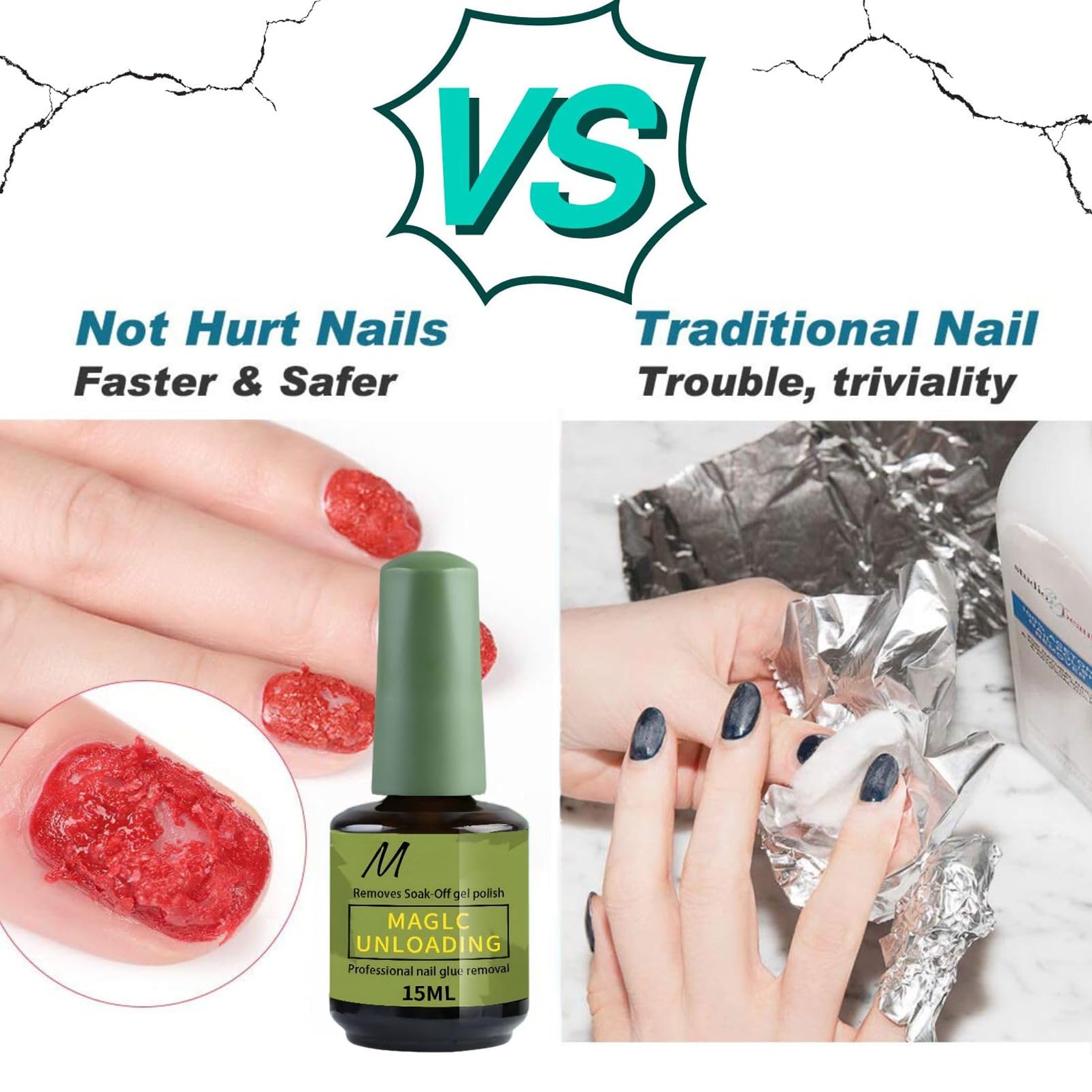Amazon.com : Gel Polish Remover - Quickly & Easily Remove Gel Nail