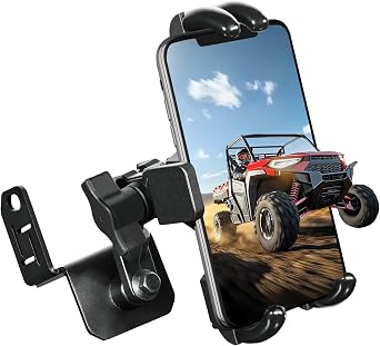 StarknightMT Ranger XP 1000 Phone Holder Fits Devices of 5.2"-7.7" Length, 360 Adjustable Ranger Phone Mount Compatible with Polaris Ranger XP/Crew XP 1000 Except Northstar Edition Models