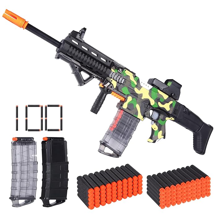 Buy COOLFOX Electric Automatic Toy Gun for Nerf Guns Sniper Soft Bullets [Shoot Faster