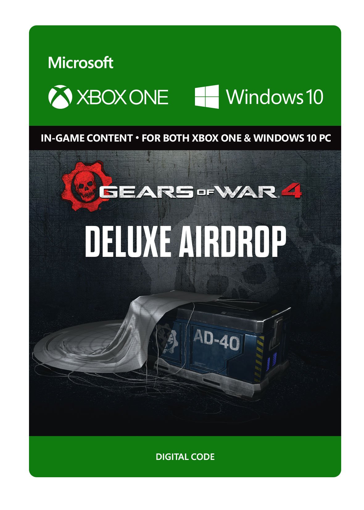 Gears of War 4: Deluxe Airdrop [Xbox One/Windows 10 - Download Code] :  Amazon.co.uk: PC & Video Games