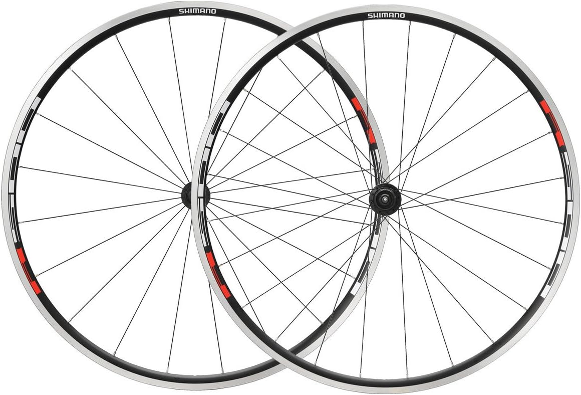 Wheel Set 10s Black/Red WH-R501A Clincher