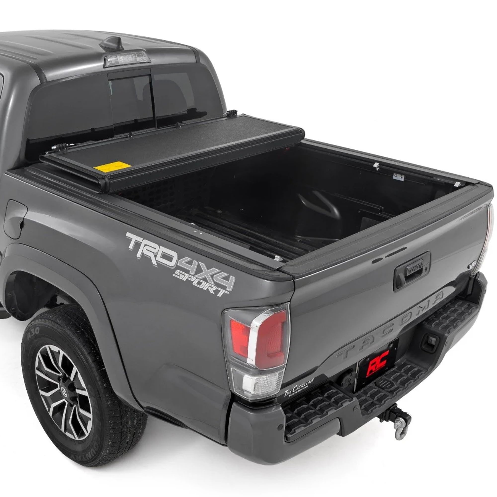 Amazon.com: Rough Country Hard Tri-Fold Tonneau Cover for Toyota