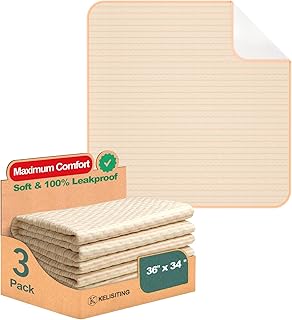 Bed Pads for Incontinence Washable Waterproof, 36