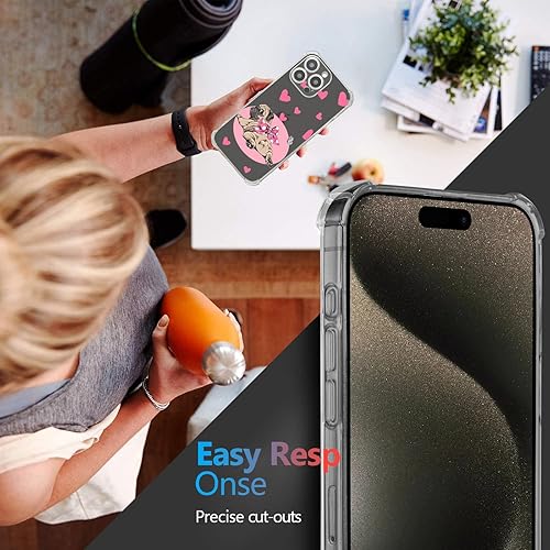 Vista 498 de Roemary Funda púrpura para iPhone 14 Pro Max con diseño de caballo azul, patrón de acuarela con protector de pantalla