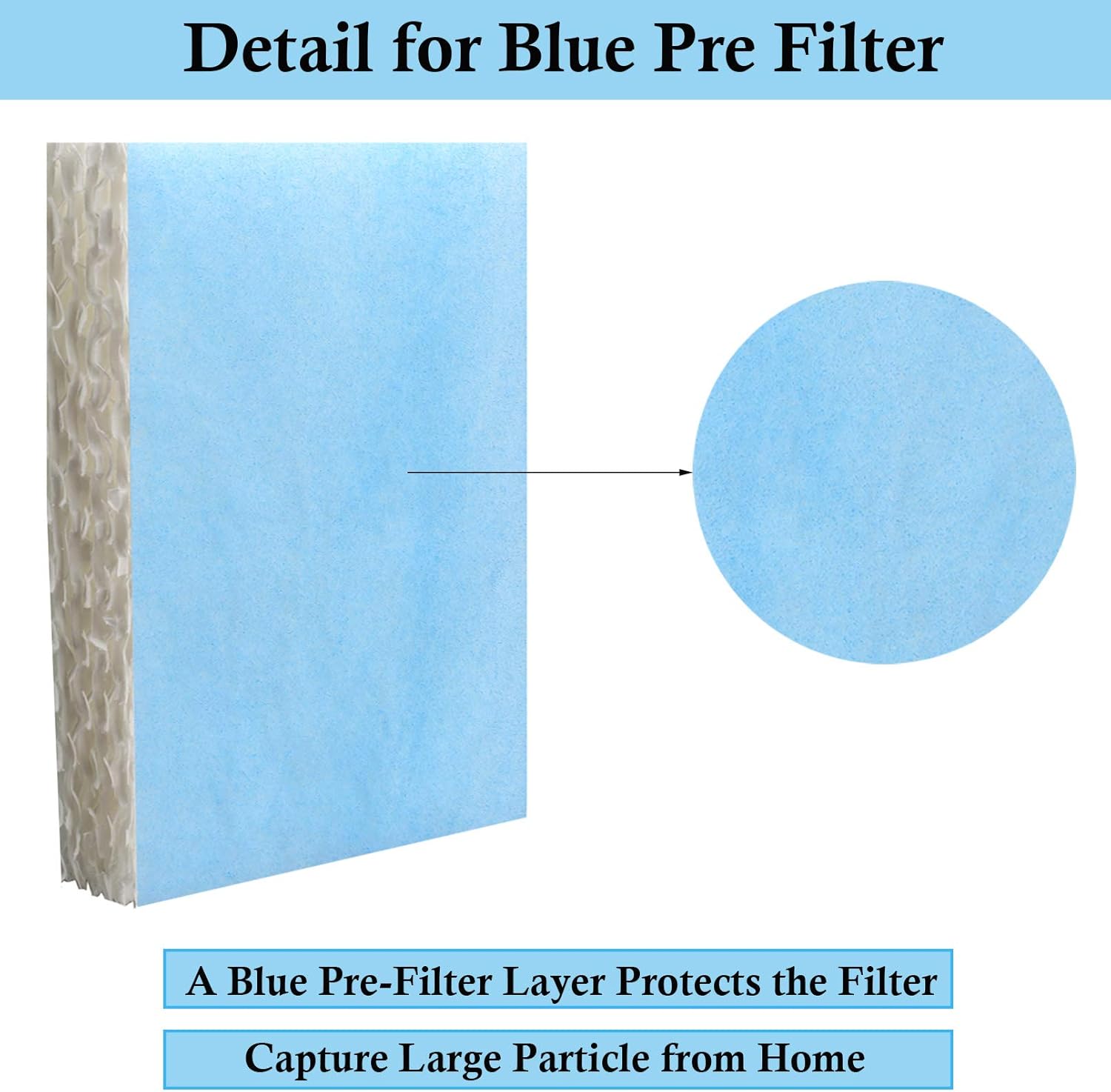 6 Pack Replacement Humidifier Filter HFT600 Filters T for Honeywell HFT600 HEV615 HEV615B HEV615W HEV620 HEV620B HEV620W HEV-615 HEV-615B HEV-615W HEV-620 HEV-620B HEV-620W