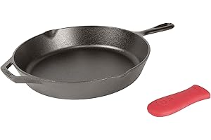 Indestructible Lodge Cast Iron Skillet With Hot Handle Holder