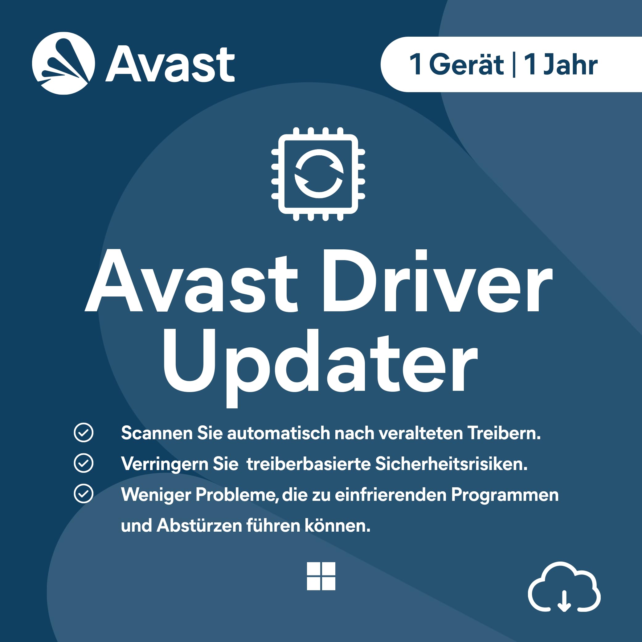 Avast Driver Updater 2026 | 1 Gerät | 1 Jahr | Aktivierungscode per Email
