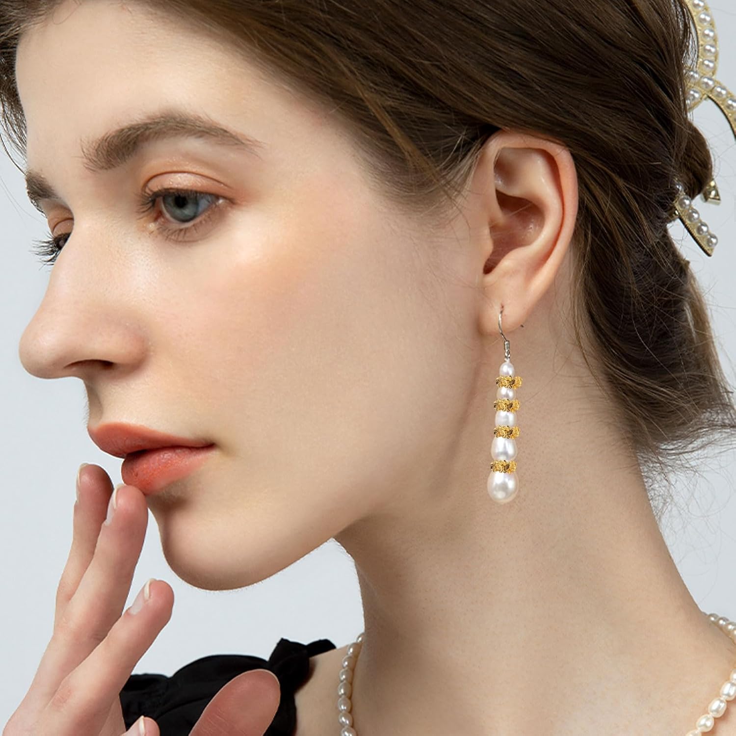 CHGCRAFT 100 Pcs Butterfly Spacer Beads Alloy Flower Bead Golden Flower Spacer Beads for Jewelry Bracelets Earrings Making - Image 6