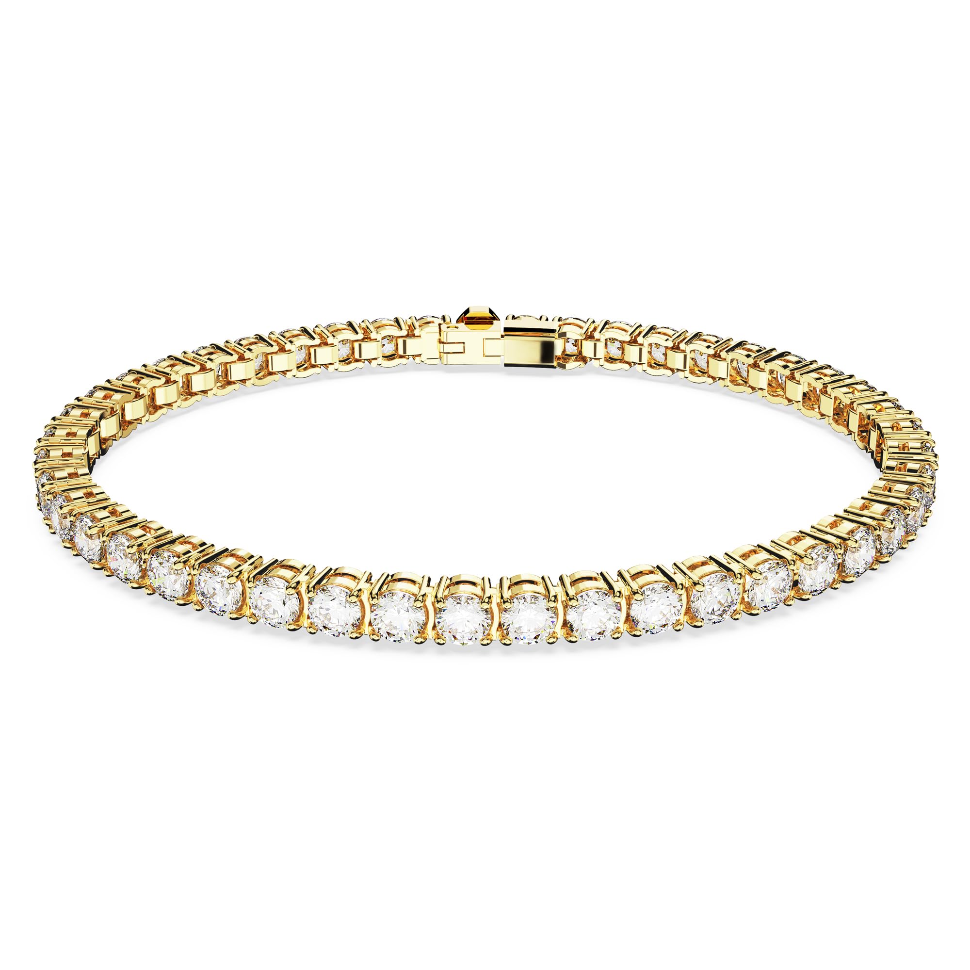 Swarovski Matrix Tennis Bracelet - Gold Tone Plated - 16.5cm - 5657664 M