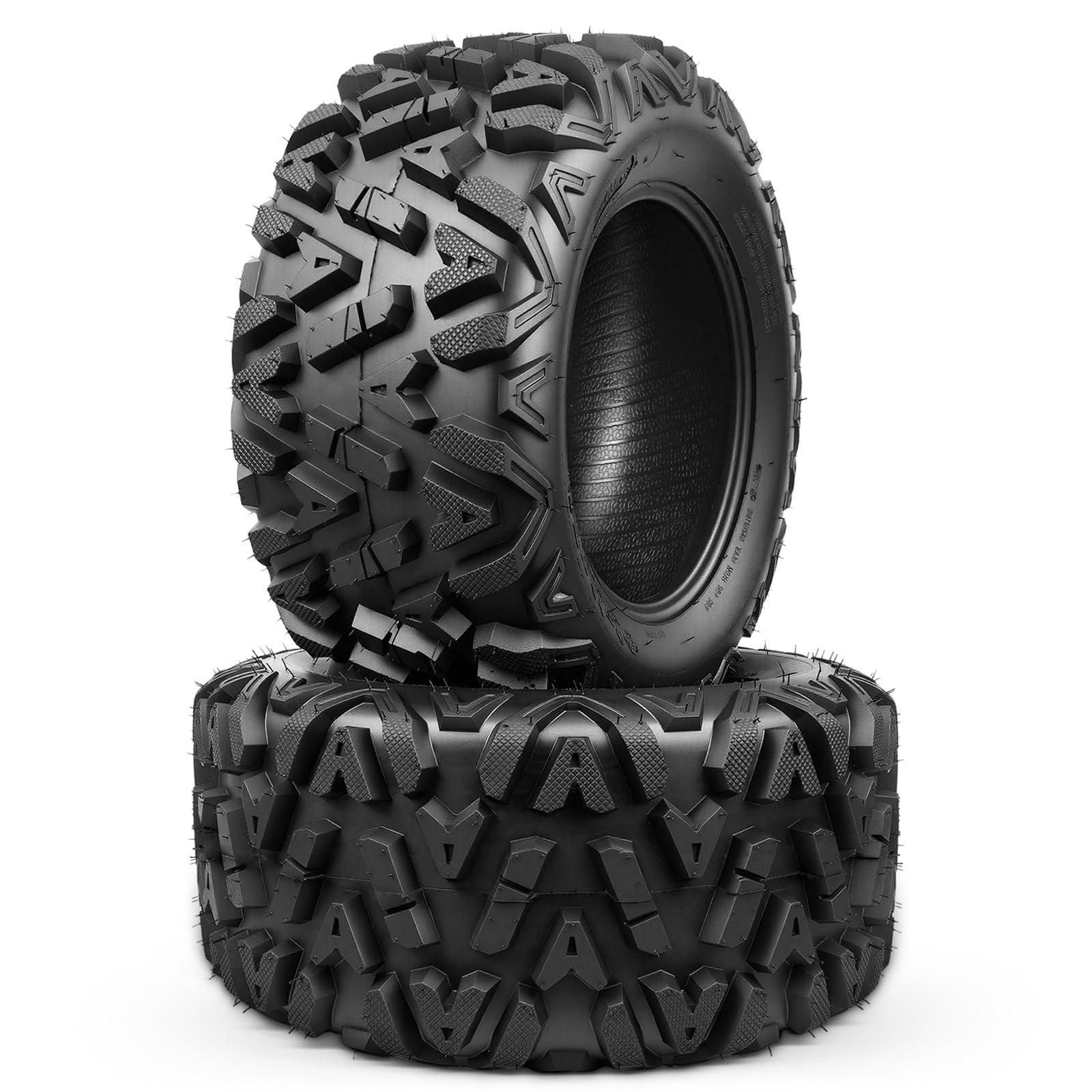 PROPARTS 2Pcs 25x10-12 ATV Tires