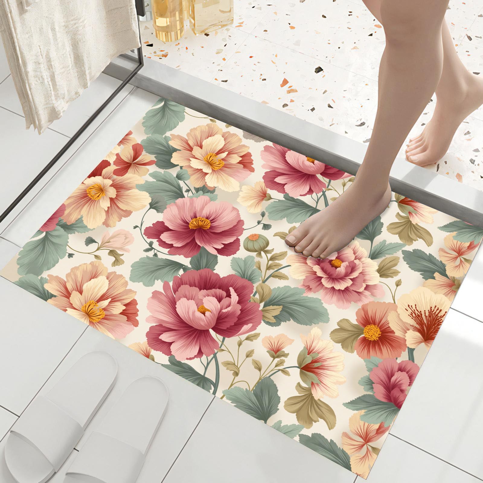 Tapis cuisine devant evier antiderapant lavable et securise