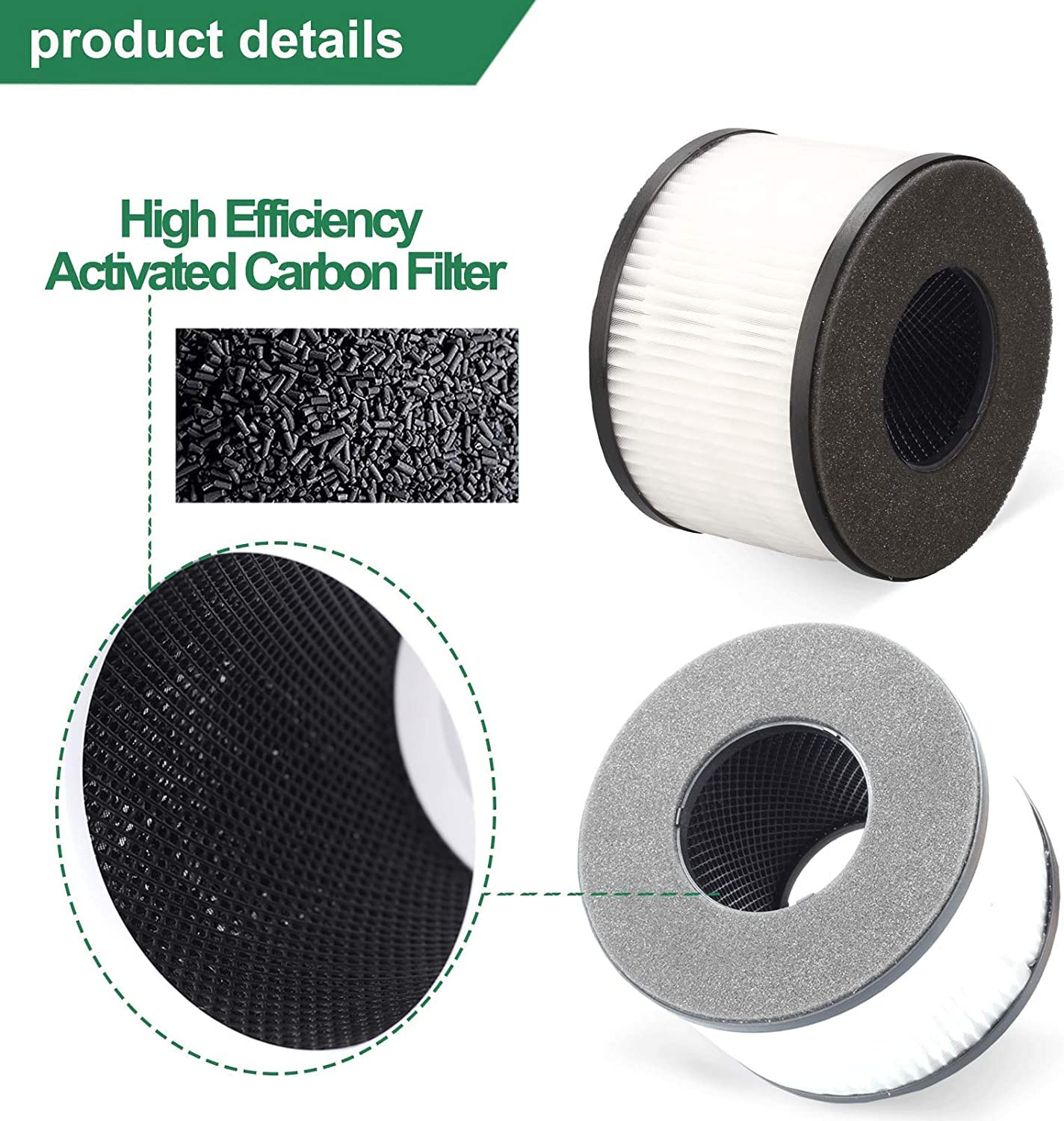 Filtro Di Ricambio Da 2 Pezzi Per Purificatore D'aria Puro 240 PuroAir Hepa 14 88336679