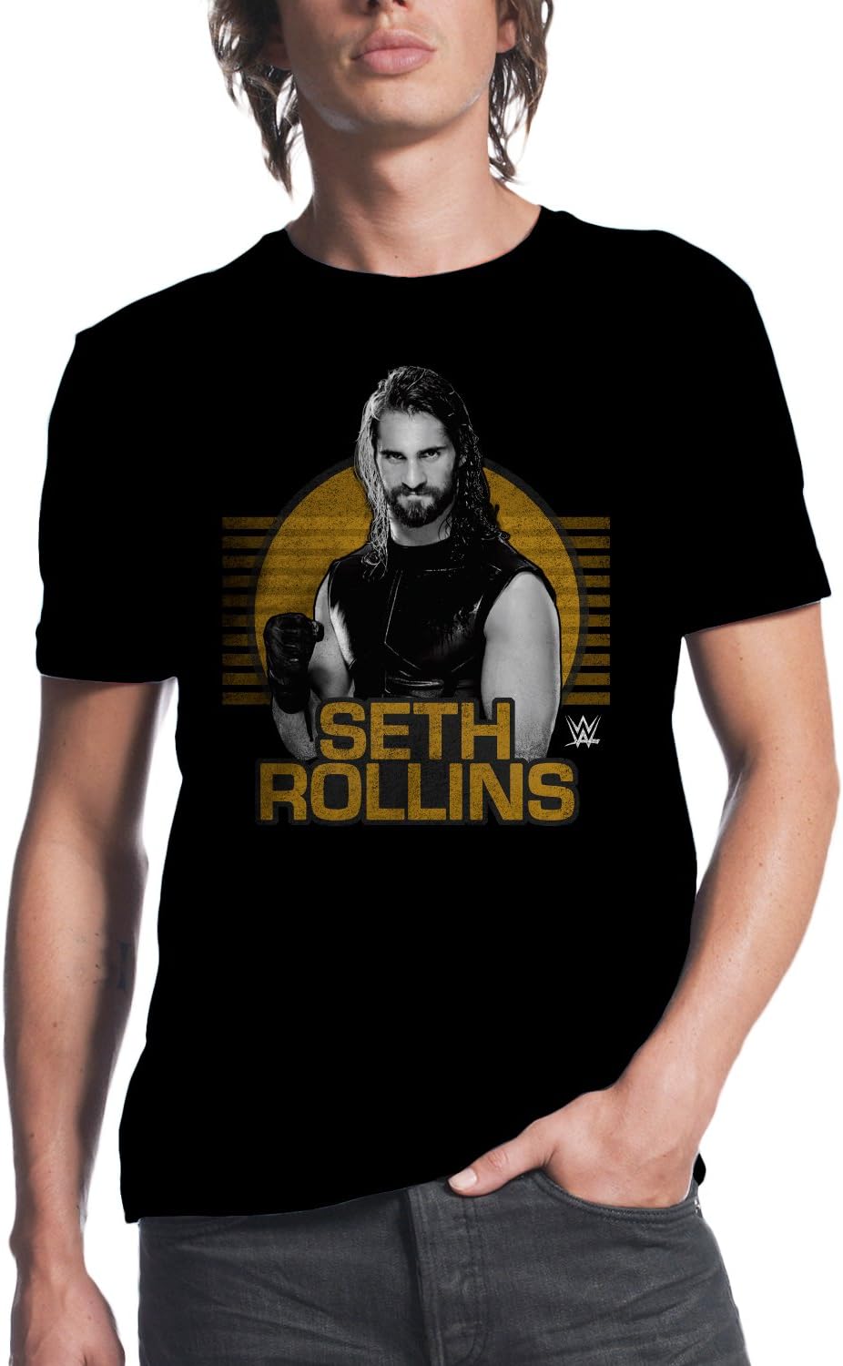 WWE Seth Rollins Mens Black T-shirt S