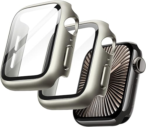 Vista 162 de JETech Funda con protector de pantalla para Apple Watch SE 3/2/1 (2025/2022/2020)/Series 6 5 4 de 1.732 pulgadas, cubierta protectora total