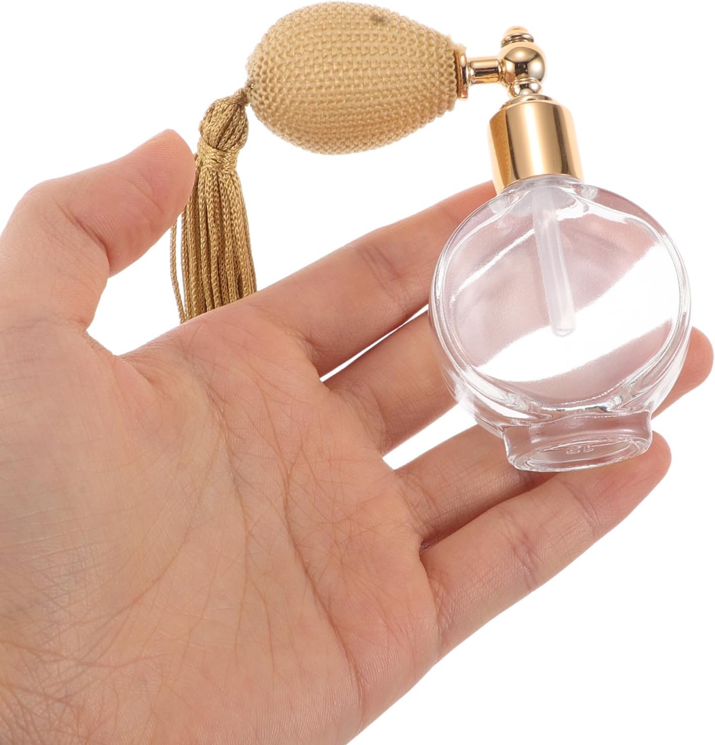 Lurrose Vintage Perfume Atomizer Refillable Powder Spray Bottle