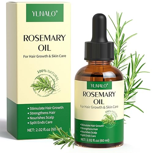 Aceites esenciales de romero, aceite de romero para el crecimiento del cabello, estimula el crecimiento del cabello, nutre el cuero cabelludo y el