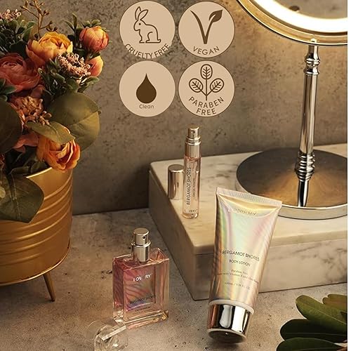 Miniatura 6 de Bergamot Shores Spa Kit – Regalo de cuidado personal para mamá con perfume, loción corporal y Eau de Toilette Spray – Regalo de cumpleaños para
