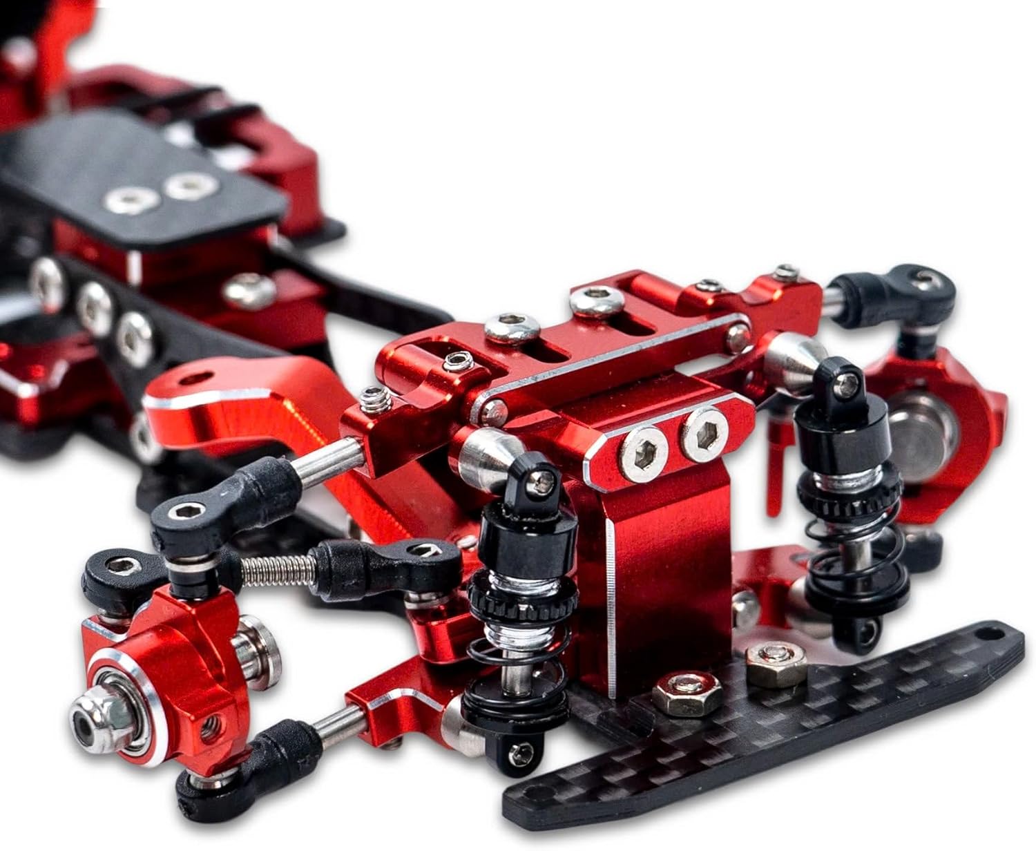 Helidirect G-Force TT24 Chassis, front suspension detail