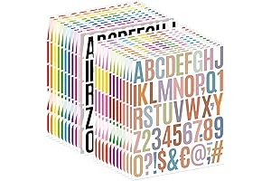 24 Sheets Large Size Outdoor Waterproof Letter Stickers