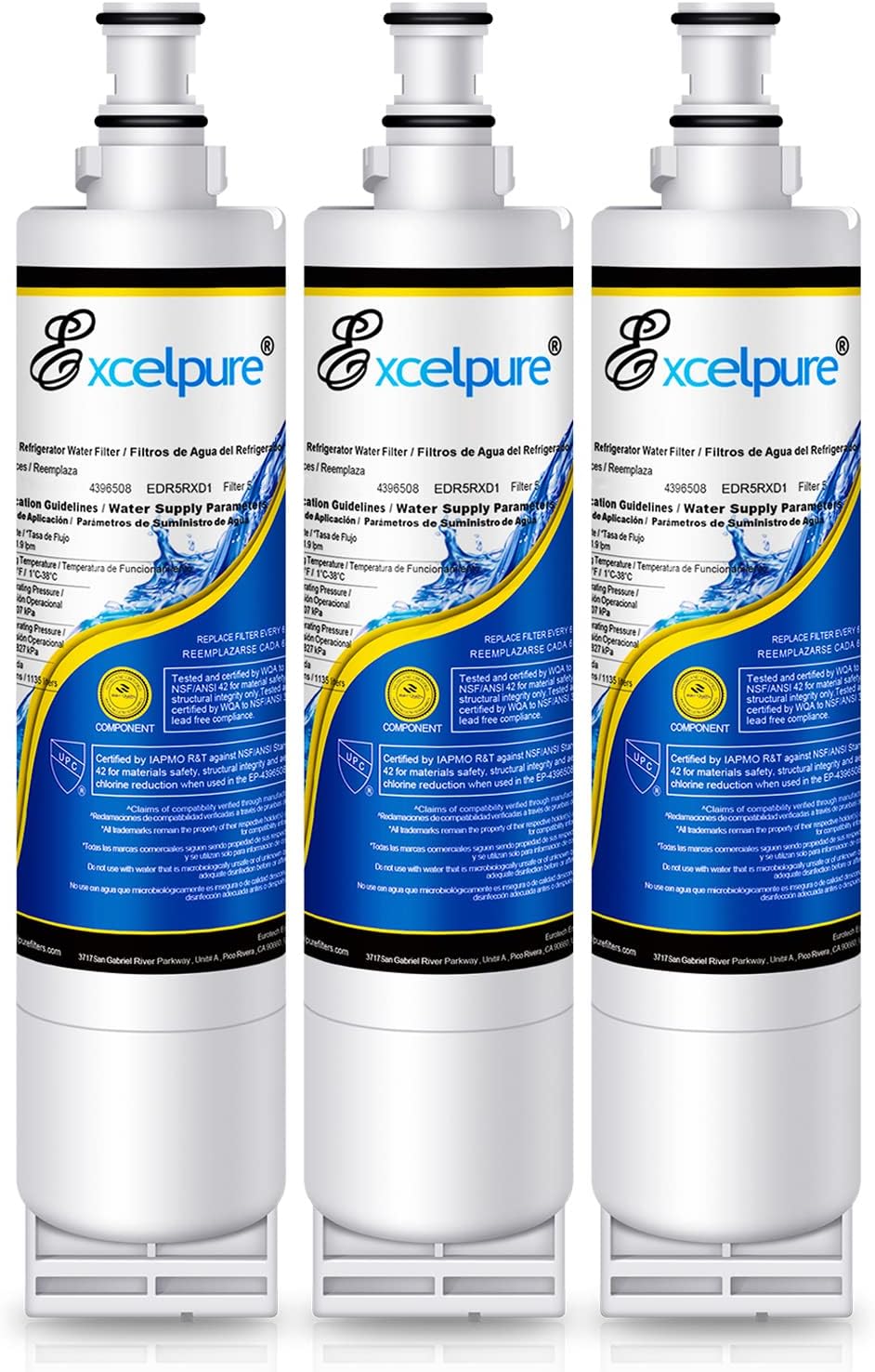EXCELPURE 4396508 Replacement for Whirlpool EDR5RXD1