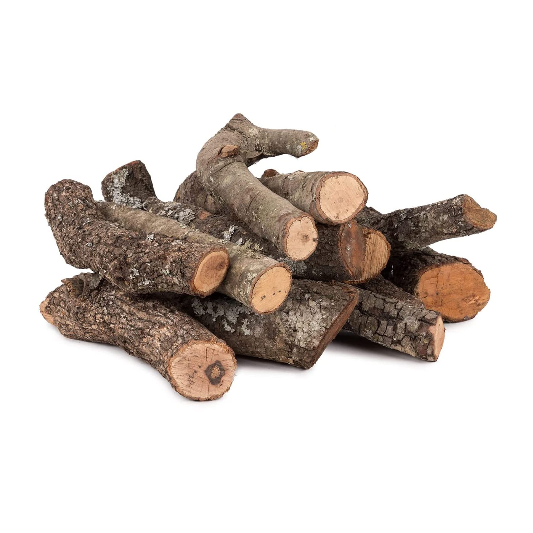 LEÑA ECOLÓGICA Leña de Encina para Chimeneas, Estufas, Barbacoas y Hornos de Asar. 0,6m3 de leña de encina Troncos de leña Medianos 30-40CM Alta Durabilidad Gran Poder calorífico