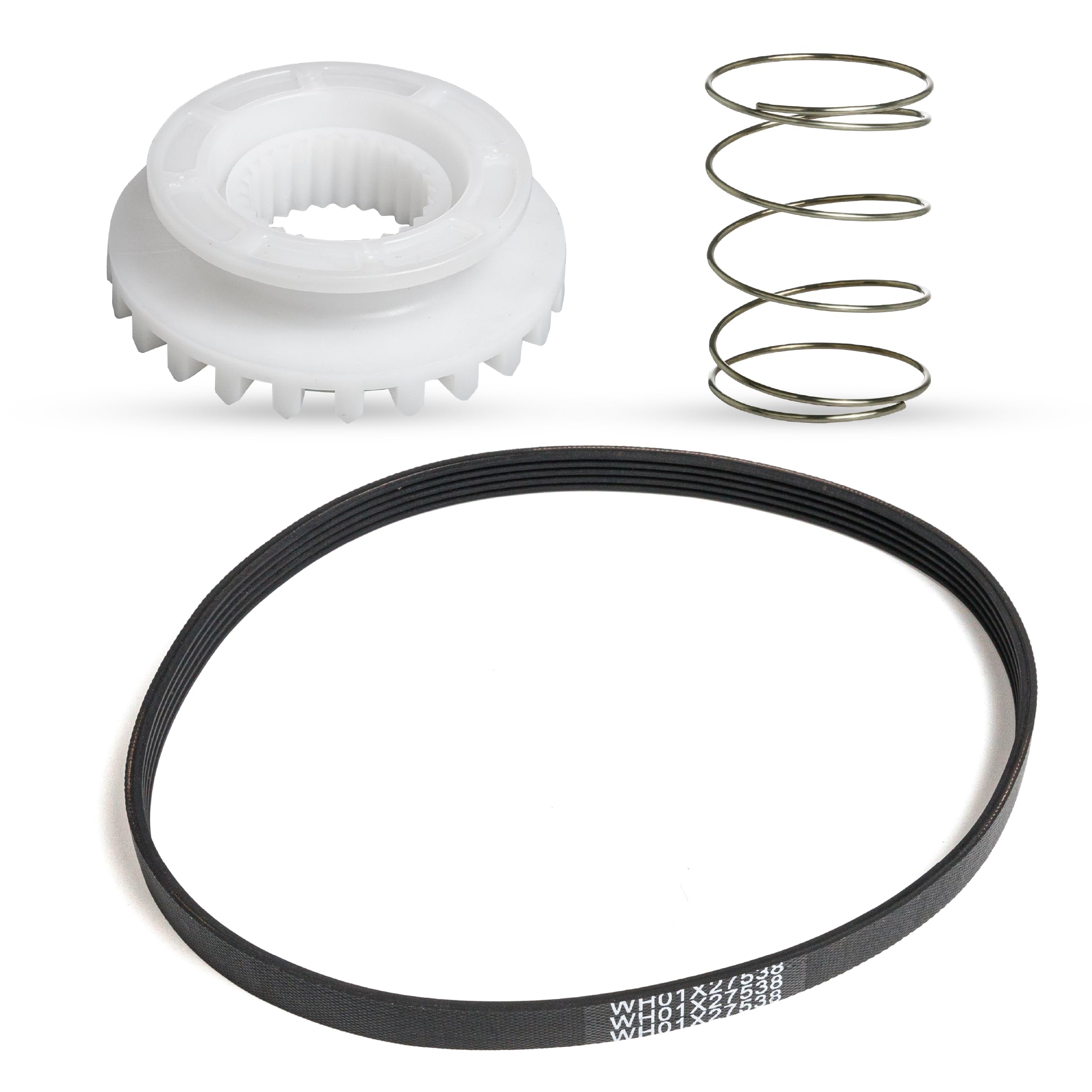 [Upgraded] BlueStars WH01X27538 Washer Drive Belt &amp; WH05X24185 Clutch Kit