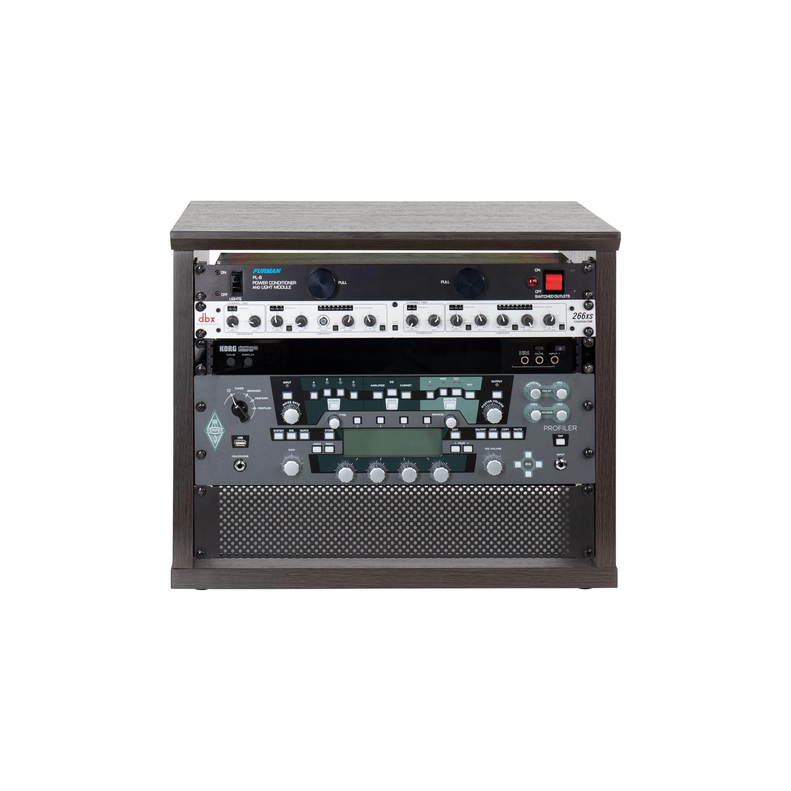 Gator Frameworks GFW-ELITERK-8U-BRN - Mobile da tavolo serie Elite
