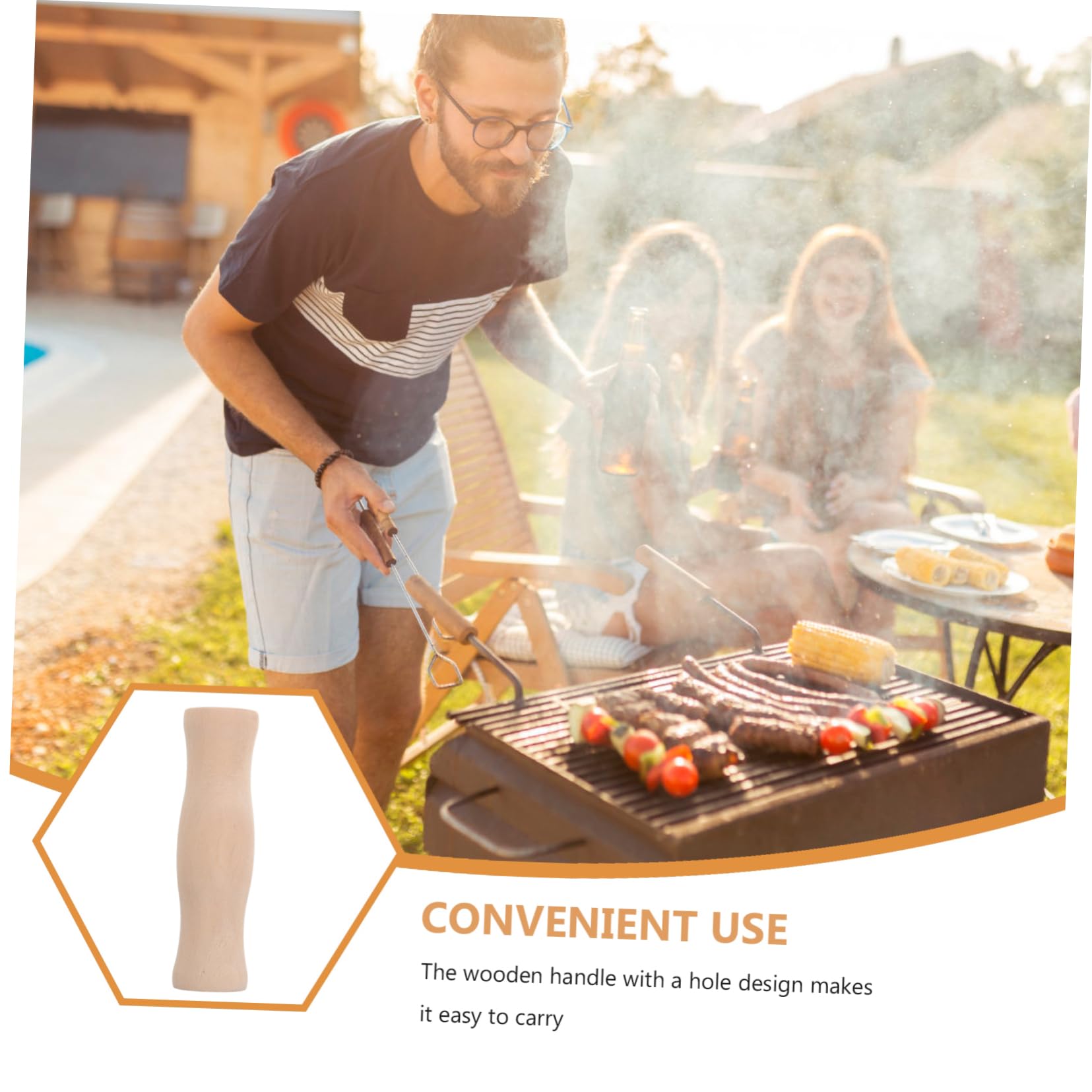 Attrezzo Per Forno Con Manico Lungo - Gancio Per Estrarre Teglie Calde, Sicuro Per Barbecue E Cucina