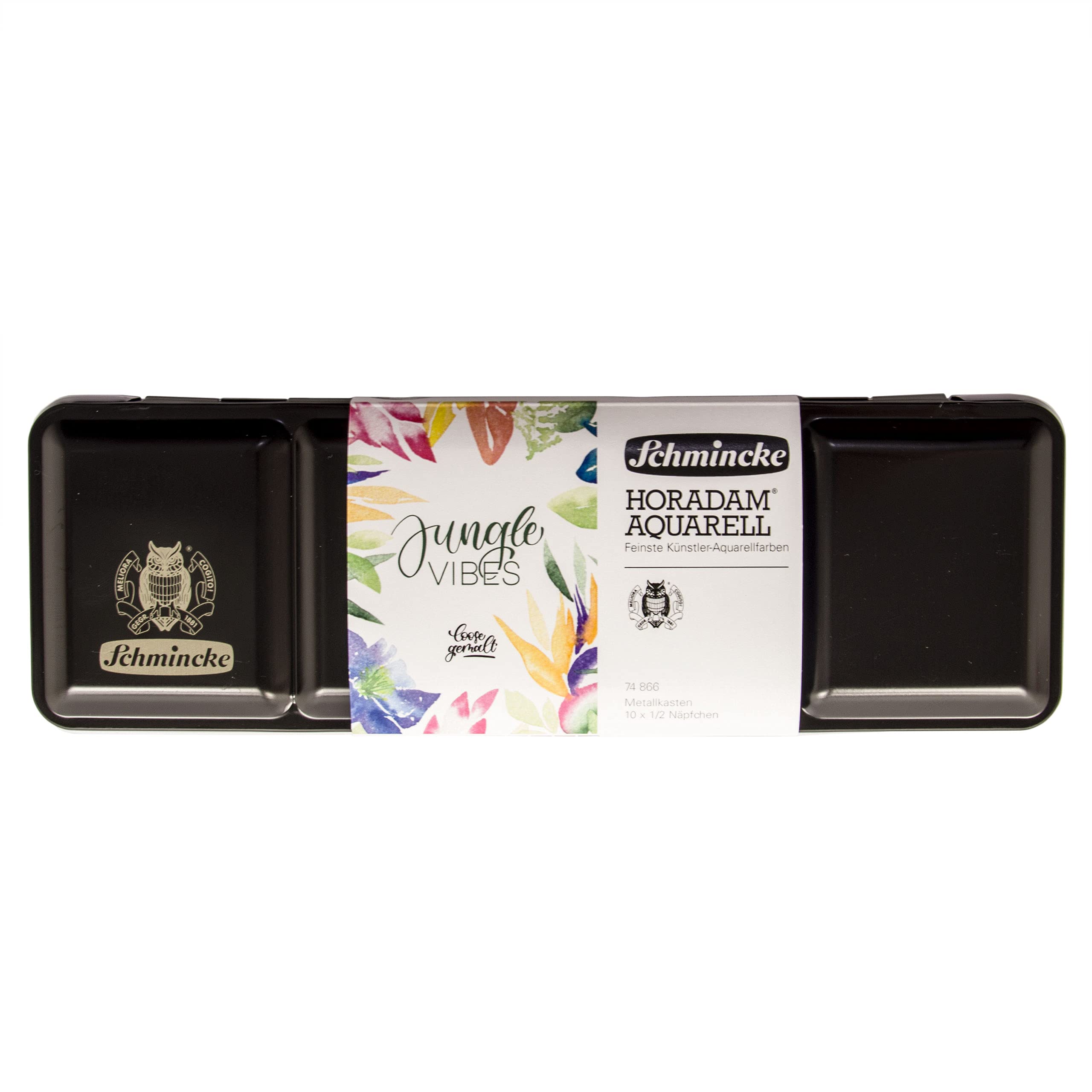 Schmincke Horadam - Jungle Vibes - Aquarellkasten 10 halbe Näpfchen 74 866 097