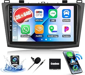 2G 64G CAMECHO Android 12 Autoradio mit Navi für Opel Corsa 2015-2019