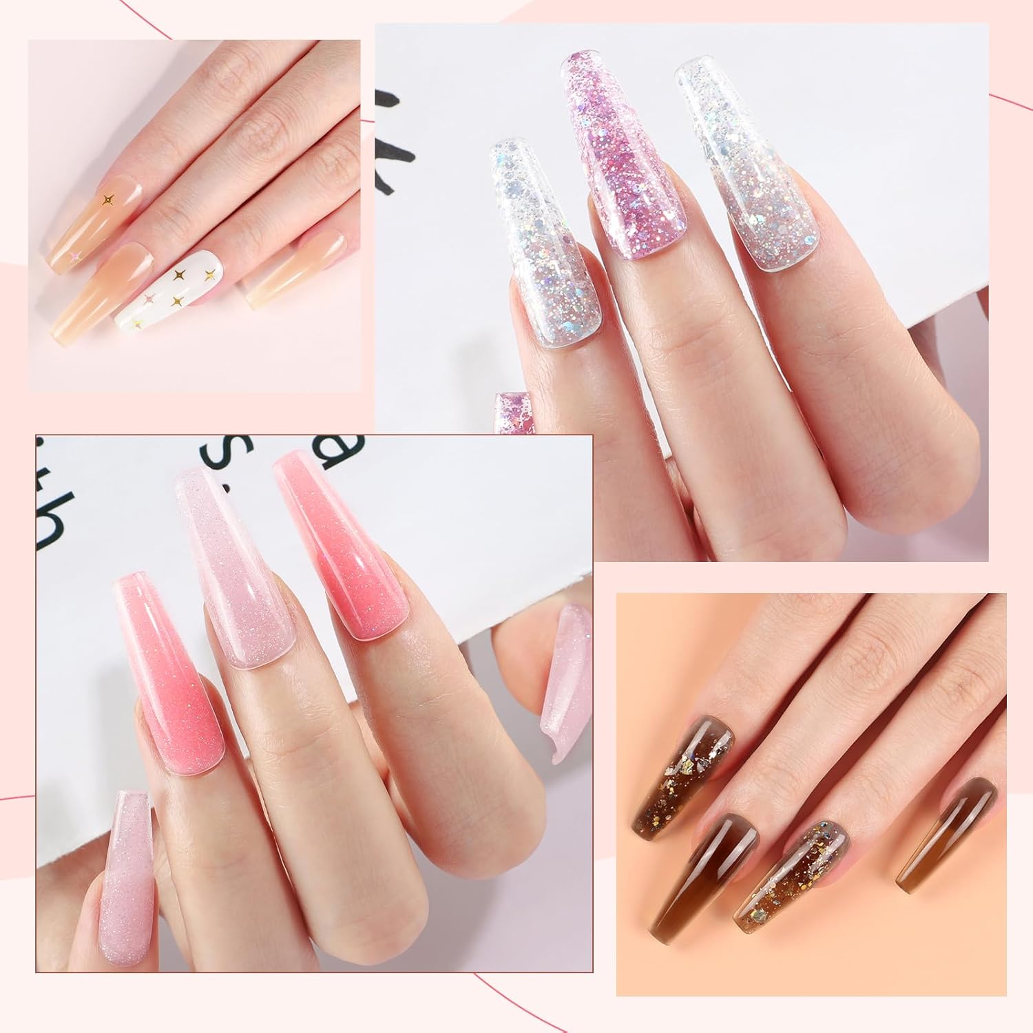楽天市場】【公式】N Hidamari：NP-020-J/ ohora gelnails nail オホーラ ネイル ジェルネイル ネイルシール セルフネイル  ネイルステッカー おうちネイル ネイルデザイン ジェルネイルシール ネイルステッカー ネイルオイル ネイルパーツ ネイルチップ カラージェル ... COSCELIA ポリネイルジェルキット スターターキット 18個 16ML ポリネイルエクステンションジェル ランプなし 初心者向