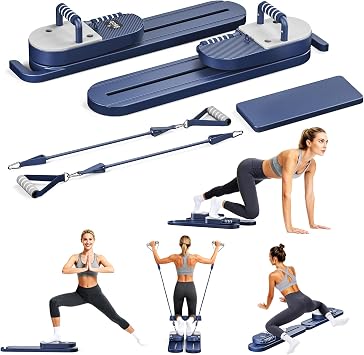 Special Split Pilates Board All in one reformer pilates machine full-body muscle training pilate reformer board LED Display Real time reformers pilates machine at home pilates equipment