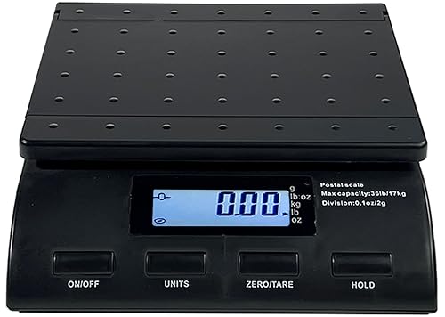 Tree Báscula postal pequeña SC 56: diseño que ahorra espacio para un pesaje preciso del paquete, interfaz simple para lecturas rápidas y precisas,