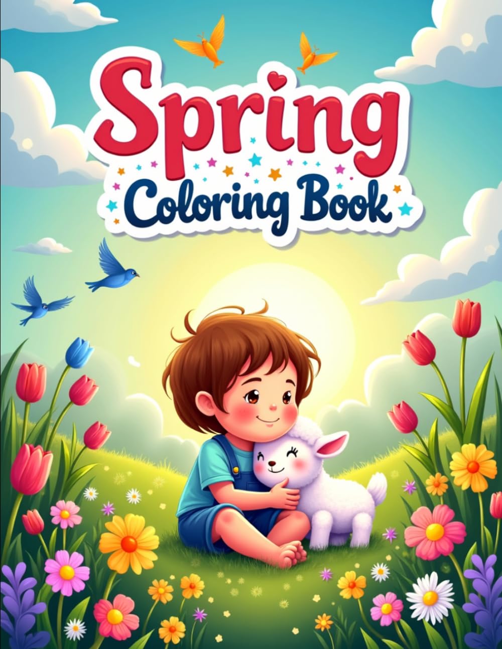 Spring Coloring Book: God’s Beautiful Creation: A Faith-Filled Coloring Book for Kids Ages 4–8 (Little Hands, Big Faith Series)
