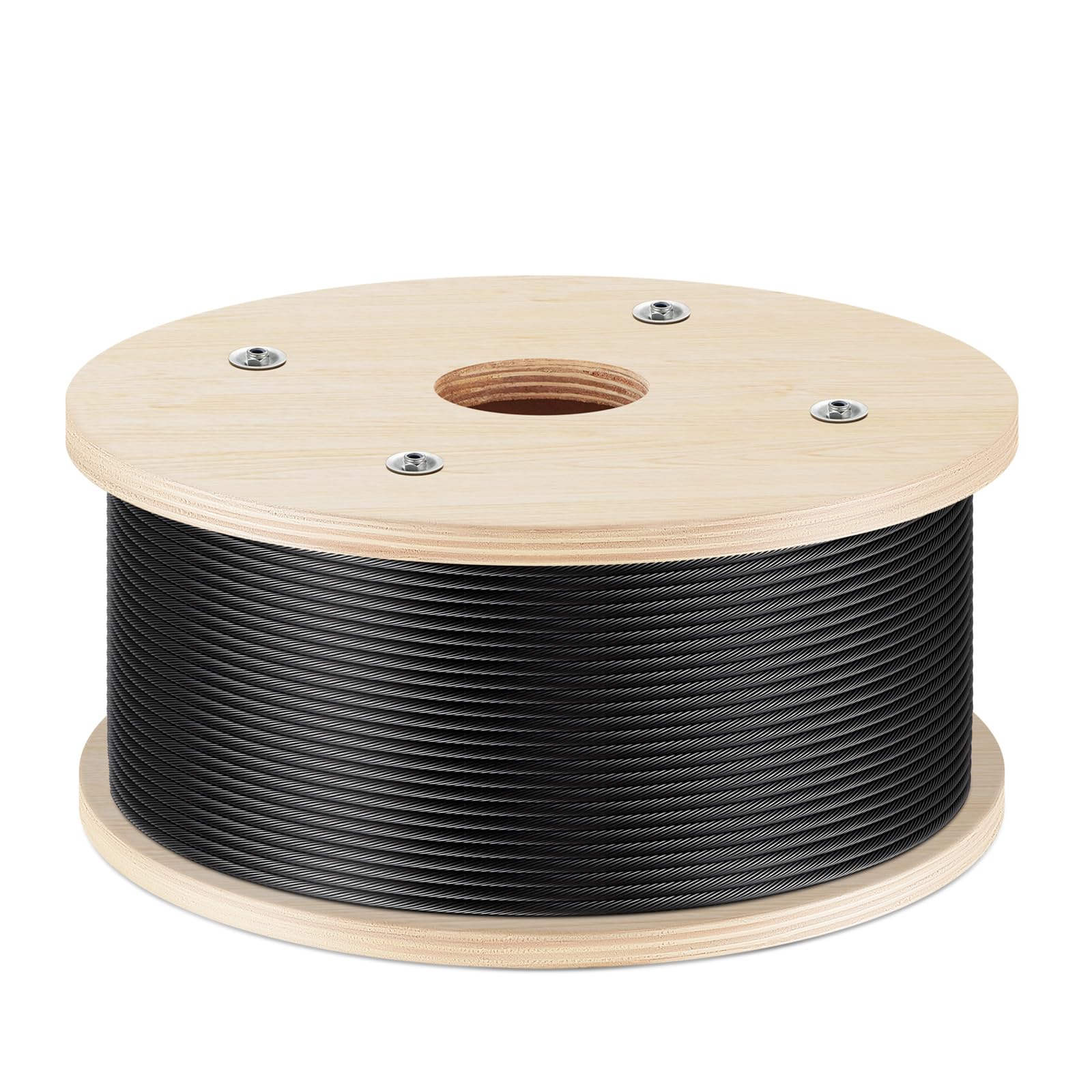 3/16" Black Wire Rope,T316 Stainless Steel Cable,250ft Aircraft Cable,for Deck Cable Railing - View #10