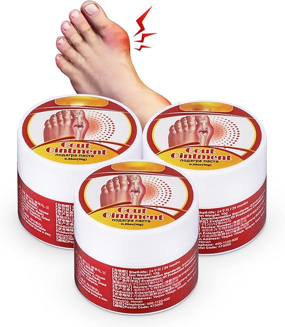 3 Pcs Urigone Healing Ointment for Gout,Bunion Pain Relief Cream