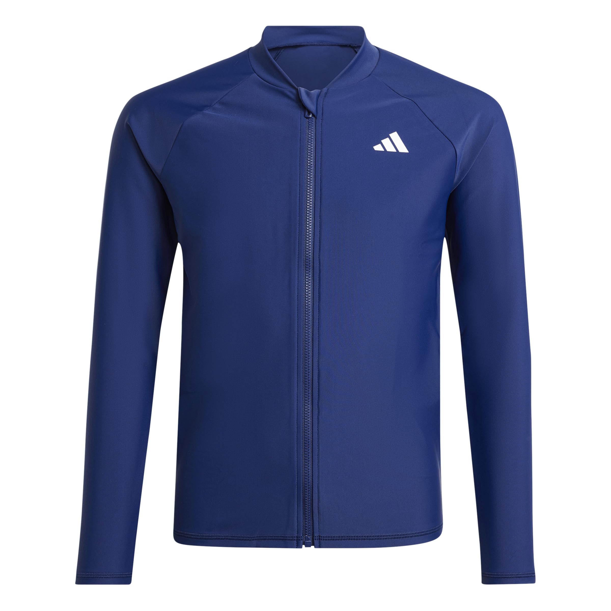 adidas Unisex Kids Longsleeve Rashguard Kids, Dark Blue/Semi Lucid Blue, 3-4 Years