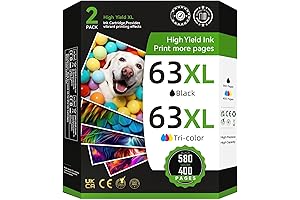 HP 63XL 2-Pack Black Combo Pack Ink Cartridges
